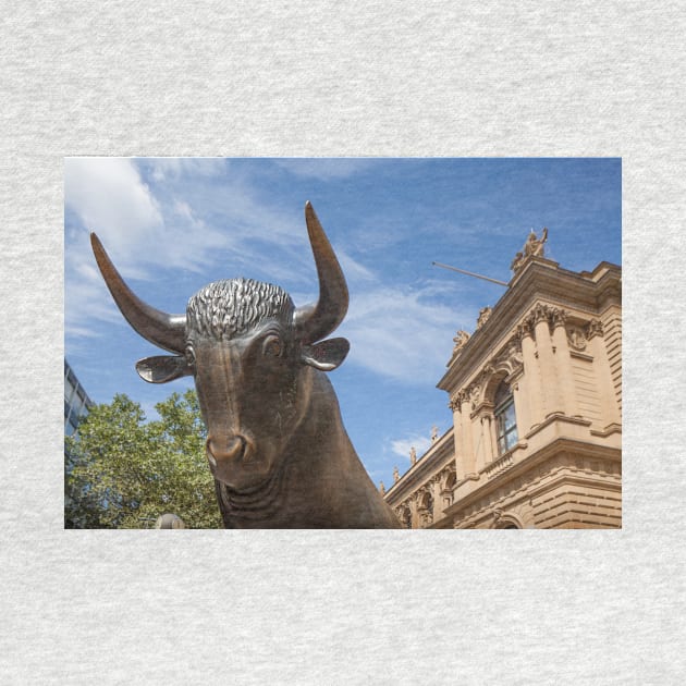 Bull, Stock Exchange, Frankfurt by Kruegerfoto